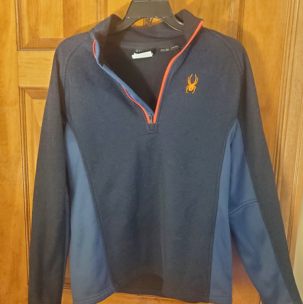 EUC SPYDER Mens 1/4 Zip Pullover XL